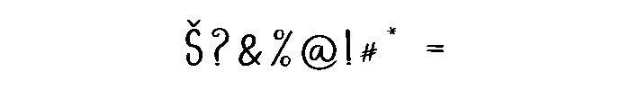 Cherry1 Font OTHER CHARS