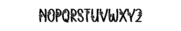 Chery Blossoms Font UPPERCASE