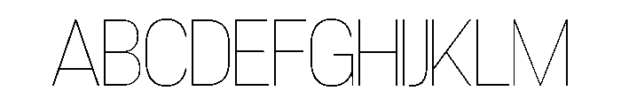 Cheryle Thin Font UPPERCASE