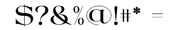 Chetta Vissto Font OTHER CHARS