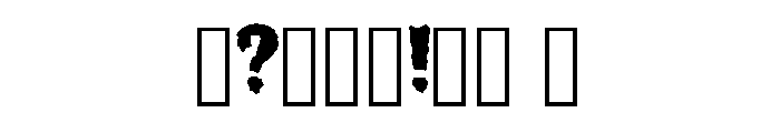 Chewed Torn By Squeeb C Regular Font OTHER CHARS