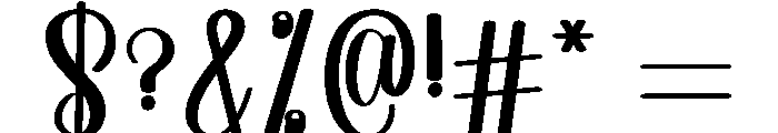 Chewing Gum Font OTHER CHARS