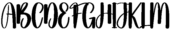 Chewing Gum Font UPPERCASE