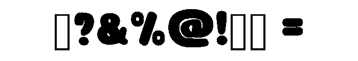 Chewy Cookie Regular Font OTHER CHARS