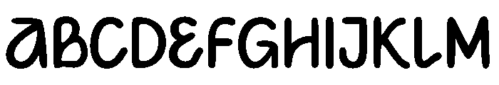 Chewy Pie Regular Font UPPERCASE