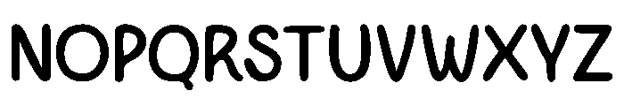 Chewy Pie Regular Font UPPERCASE