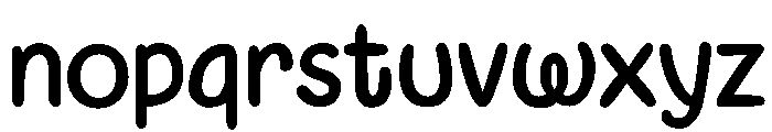 Chewy Pie Regular Font LOWERCASE