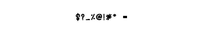 Chibi Eminem Font OTHER CHARS