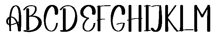 Chicago Christmas Font UPPERCASE
