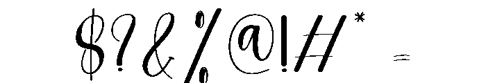 Chicago Handwritten Font OTHER CHARS