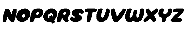 Chicago Sunday Slant Regular Font UPPERCASE