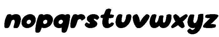 Chicago Sunday Slant Regular Font LOWERCASE