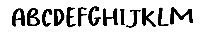 Chichak Font UPPERCASE