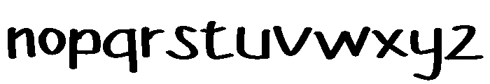 Chichak Font LOWERCASE