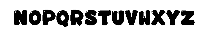 Chick Garden Font UPPERCASE