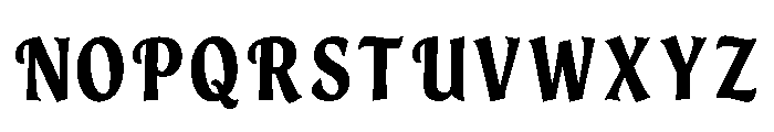 Chick Regular Font LOWERCASE