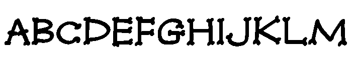 Chickbone Font UPPERCASE