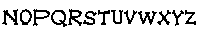 Chickbone Font UPPERCASE
