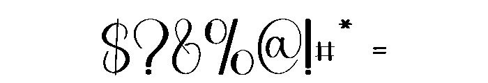 Chicken Curry Font OTHER CHARS