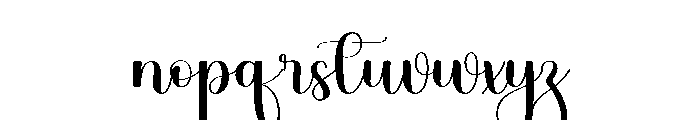 Chicken Curry Font LOWERCASE