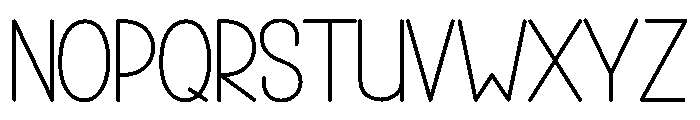 Chicken Hawk Font UPPERCASE