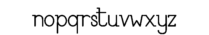 Chicken Hawk Font LOWERCASE