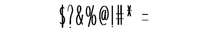 Chicken Homemade Font OTHER CHARS