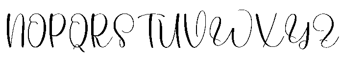 Chicken Homemade Font UPPERCASE