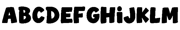 Chicken Steak Regular Font UPPERCASE