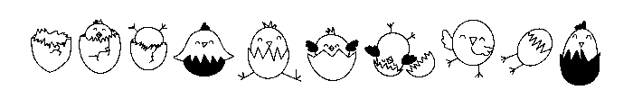 Chicks doodle Font OTHER CHARS