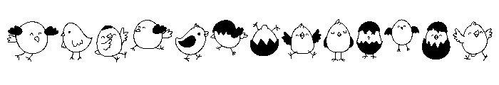 Chicks doodle FONT