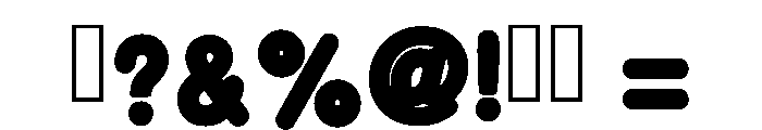 Chico Choci Regular Font OTHER CHARS
