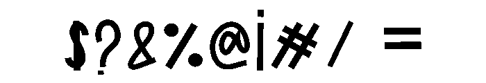 Chicoe Font OTHER CHARS