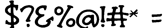Chicory Font OTHER CHARS