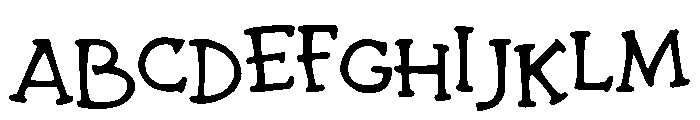 Chicory Font UPPERCASE