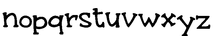 Chicory Font LOWERCASE