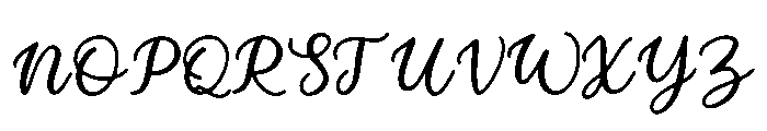 Chicozapote Font UPPERCASE