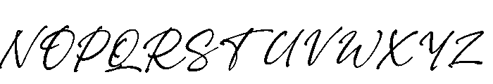 Chiffon Boulevard Regular Font UPPERCASE