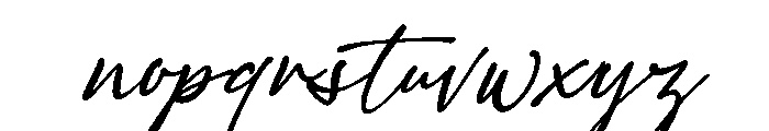 Chiffon Boulevard Regular Font LOWERCASE