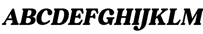 Chigora Display Cond Ita Font UPPERCASE