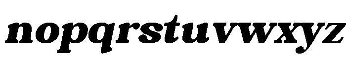 Chigora Display Cond Ita Font LOWERCASE