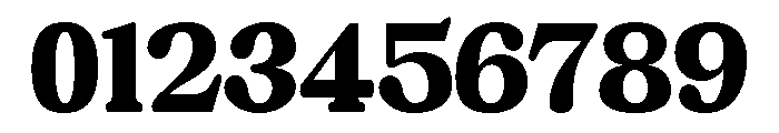 Chigora Display Condensed Font OTHER CHARS