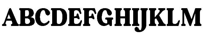 Chigora Display Condensed Font UPPERCASE