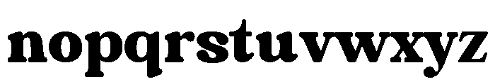 Chigora Display Condensed Font LOWERCASE