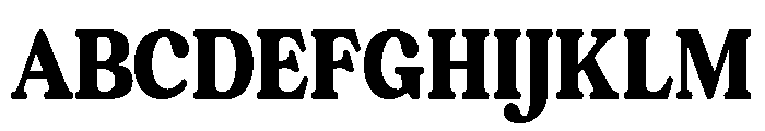 Chigora Display Extra Cond Font UPPERCASE