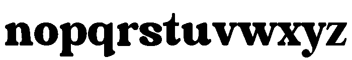 Chigora Display Extra Cond Font LOWERCASE