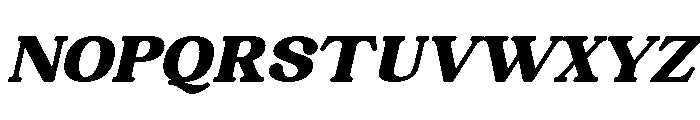 Chigora Display Extra Exp Ita Font UPPERCASE
