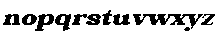 Chigora Display Extra Exp Ita Font LOWERCASE