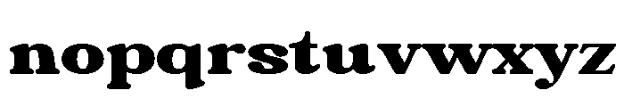 Chigora Display Extra Exp Font LOWERCASE