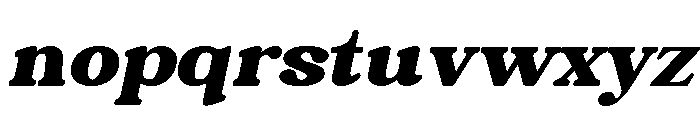 Chigora Display Italic Font LOWERCASE